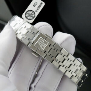 Đồng Hồ Audemars Piguet Royal Oak Rep 11 Nữ Đính Moissanite Mặt Xanh Băng 37mm (6)
