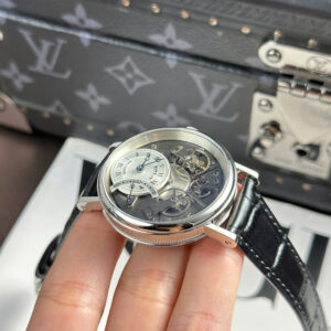 Đồng Hồ Breguet Tradition 7097BB Nam Dây Da Màu Xanh Replica 11 Xưởng ZF 40mm (2)