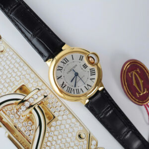 Đồng Hồ Cartier Ballon Bleu Replica Máy Cơ Automatic Màu Vàng Nhà Máy AF 33mm (4)
