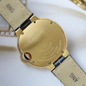 Đồng Hồ Cartier Ballon Bleu Replica Máy Cơ Automatic Màu Vàng Nhà Máy AF 33mm (4)