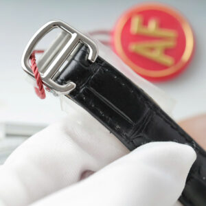 Đồng Hồ Cartier Ballon Nữ Đính Đá Mặt Tròn Màu Trắng Replica Nhà Máy AF 33mm (3)