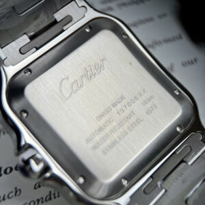 Đồng Hồ Cartier Santos de Cartier Medium WSSA0029 Rep 1 1 Mặt Trắng Xưởng BV (9)