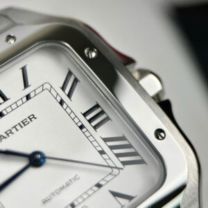 Đồng Hồ Cartier Santos de Cartier Medium WSSA0029 Rep 1 1 Mặt Trắng Xưởng BV (9)