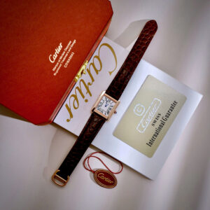 Đồng Hồ Cartier Tank Americaine Fake Cao Cấp Nữ Máy Pin Nhật Giá Rẻ 20x32mm (2)