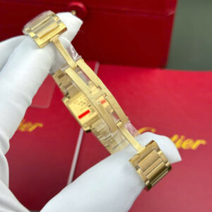 Đồng Hồ Cartier Tank Francaise Small Nữ Đính Đá Replica Cao Cấp (5)