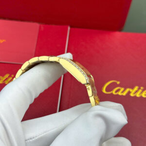 Đồng Hồ Cartier Tank Francaise Small Nữ Đính Đá Replica Cao Cấp (5)