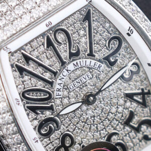 Đồng Hồ Franck Muller V32 Đính Full Kim Cương Nhân Tạo Moissanite Xưởng ABF 36mm (5)