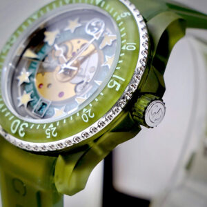 Đồng Hồ Gucci Diver Cơ Lộ Máy Automatic Nam Dây Cao Su Màu Xanh Lá 40mm (6)