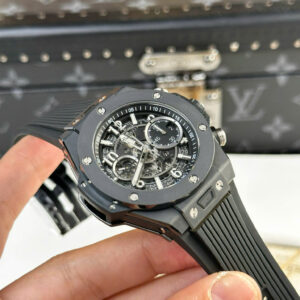Đồng Hồ Hublot Big Bang Unico Sky Blue Replica Vỏ Gốm Đen Nhà Máy BBF 42mm (2)
