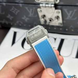 Đồng Hồ Hublot Big Bang Unico Sky Blue Replica Vỏ Gốm Xanh Nhà Máy BBF 42mm (10)