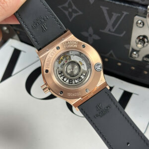 Đồng Hồ Hublot Classic Fusion King Gold Màu Đen Replica 11 Xưởng JJF 42mm (1)