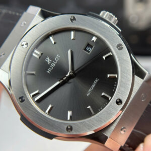 Đồng Hồ Hublot Classic Fusion Titanium Màu Xám Replica 11 Xưởng JJF 42mm (1)