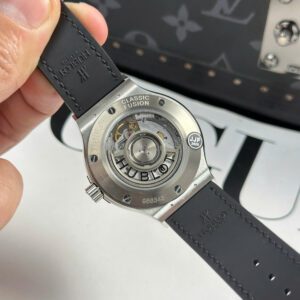 Đồng Hồ Hublot Classic Fusion Titanium Rep 1 1 Cao Cấp Mặt Số Đen Nhà Máy JJF 38mm (7)