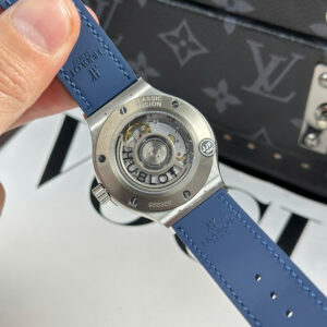 Đồng Hồ Hublot Classic Fusion Titanium Rep 1 1 Cao Cấp Mặt Số Xanh Nhà Máy JJF 38mm (14)