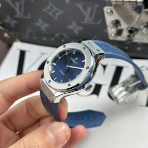 Đồng Hồ Hublot Classic Fusion Titanium Rep 1 1 Cao Cấp Mặt Số Xanh Nhà Máy JJF 38mm (14)