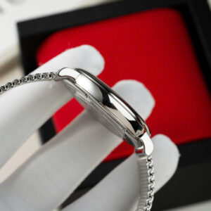 Đồng Hồ IWC Schaffhausen Portofino Replica Cao Cấp Mặt Đen Dây Thép Lụa 40mm (8)