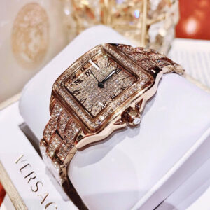 Đồng Hồ Nữ Davena 61151 Rose Gold Mặt Vuông Chính Hãng 36mm (1)
