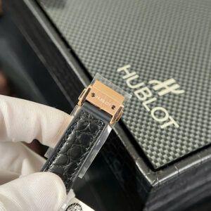 Đồng Hồ Nữ Hublot Classic Fusion King Gold Độ Kim Cương Moissanite 33mm (4)