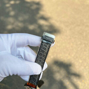 Đồng Hồ Nữ Hublot Classic Fusion Titanium Đính Kim Cương Moissanite Chế Tác Mặt Xám 33mm (3)