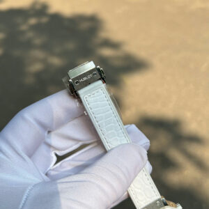 Đồng Hồ Nữ Hublot Classic Fusion Titanium Đính Kim Cương Moissanite Chế Tác Màu Trắng 33mm (5)