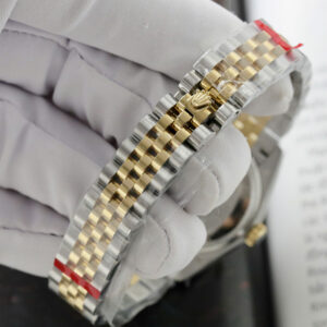 Đồng Hồ Nữ Rolex DateJust Replica Cao Cấp Mặt Xanh Lá Số La Mã Máy Thuỵ Sỹ 31mm (8)