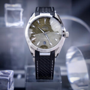 Đồng Hồ Omega Seamaster Aqua Terra Mặt Xám Fake Máy Cơ Nhật Automatic 41mm (10)