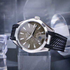 Đồng Hồ Omega Seamaster Aqua Terra Mặt Xám Fake Máy Cơ Nhật Automatic 41mm (10)