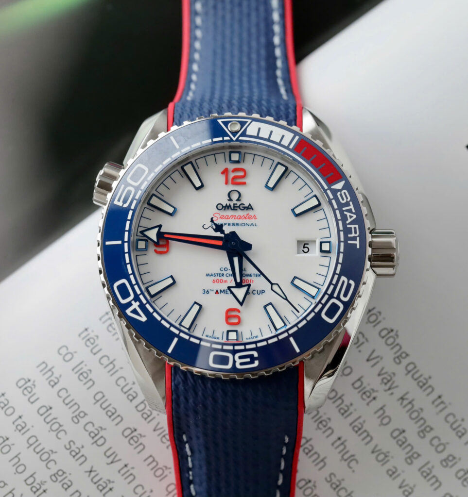 Đồng Hồ Omega Seamaster Planet Ocean 600M America's Cup Replica Nhà Máy VS 43,5mm (2)