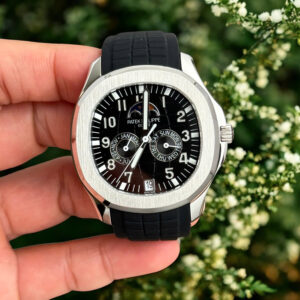 Đồng Hồ Patek Philippe Aquanaut 5261R Replica Cao Cấp Mặt Số Đen 40mm (4)