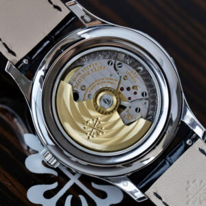 Đồng Hồ Patek Philippe Complications 5205G Replica 11 Mặt Trắng Dây Đen 40mm (1)