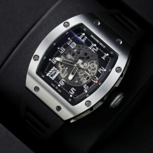 Đồng Hồ Richard Mille RM010 Replica Nam Dây Cao Su Màu Đen 40mm (1)
