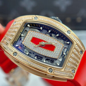 Đồng Hồ Richard Mille RM07-01 Replica Cao Cấp Nhất Đính Đá Màu Đỏ Xưởng ZF36mm (1)