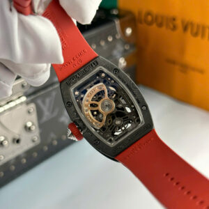 Đồng Hồ Richard Mille RM07-01 Replica Cao Cấp Nhất Vỏ Carbon Đen Nữ 32x42mm (1)