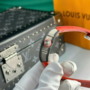 Đồng Hồ Richard Mille RM07-01 Replica Cao Cấp Nhất Vỏ Carbon Đen Nữ 32x42mm (1)