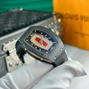 Đồng Hồ Richard Mille RM07-01 Replica Cao Cấp Nhất Vỏ Gốm Đen Nữ 32x42mm (1)