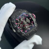 Đồng Hồ Richard Mille RM38-02 Tourbillon Bubba Watson Carbon Đen Nhà Máy RM 44x50mm (8)