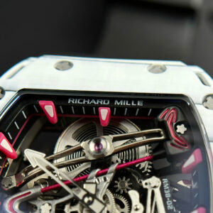 Đồng Hồ Richard Mille RM38-02 Tourbillon Bubba Watson Carbon Trắng Nhà Máy RM 44x50mm (16)
