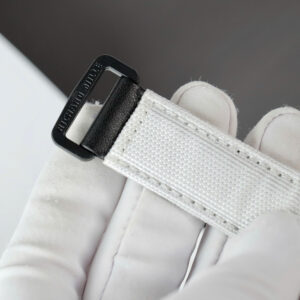 Đồng Hồ Richard Mille RM88 Smiley Mặt Chú Hề Dây Vải Màu Trắng Replica 40mm (5)