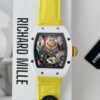 Đồng Hồ Richard Mille RM88 Smiley Mặt Chú Hề Gốm Trắng Replica 11 40mm (1)