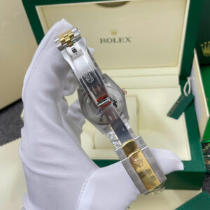 Đồng Hồ Rolex DateJust 126233 Bọc Vàng Thật Mặt Số Đen Đính Đá Xưởng GM 36mm (6)