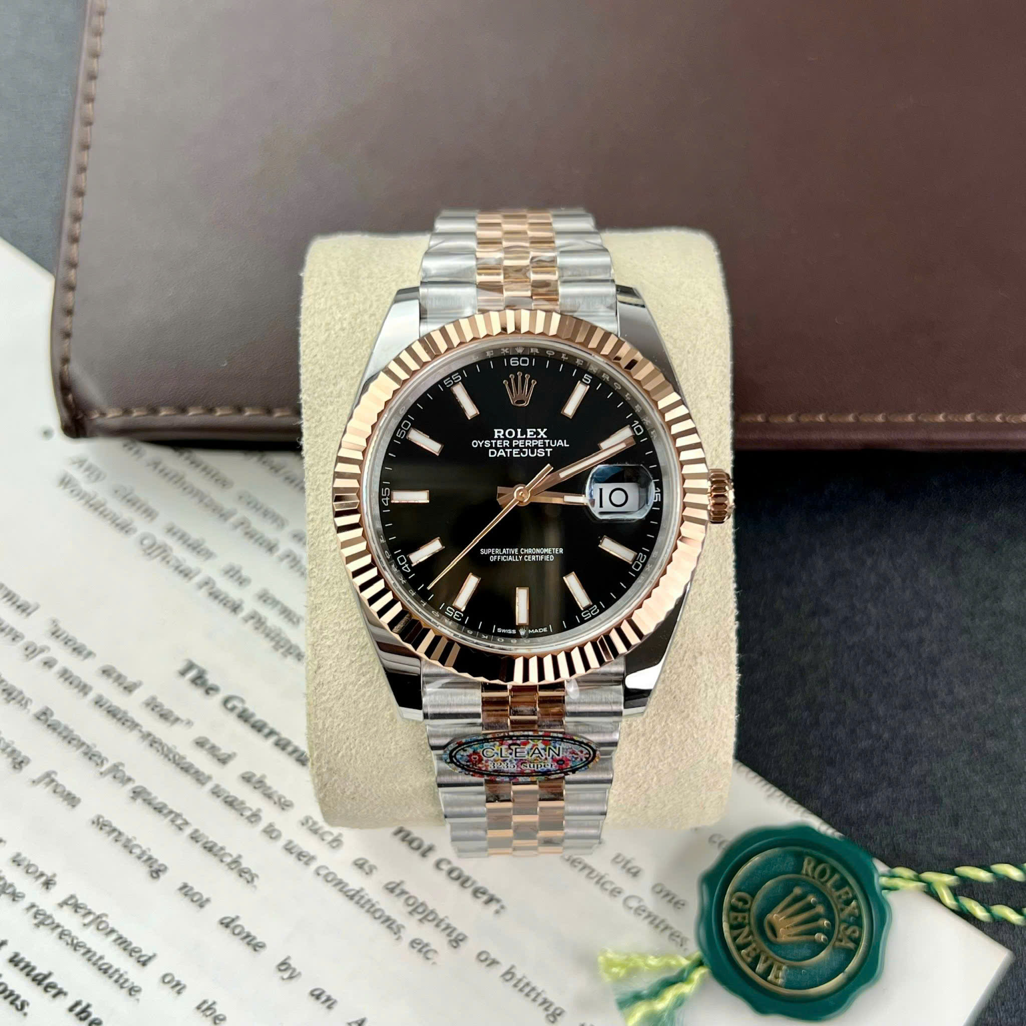 Đồng Hồ Rolex DateJust 126331 Replica Cao Cấp Máy Caliber 3235 Thuỵ Sỹ Xưởng Clean 41mm (2)