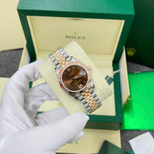 Đồng Hồ Rolex DateJust 278271 Bọc Vàng Thật Mặt Số Chocolate Cọc La Mã Xưởng GM 31mm (1)