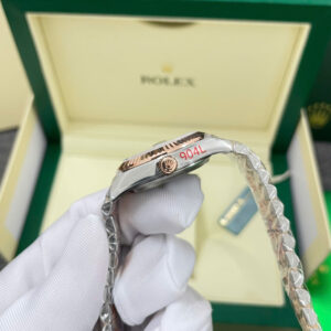 Đồng Hồ Rolex DateJust 278271 Bọc Vàng Thật Mặt Số Chocolate Cọc Số Đá Xưởng GM 31mm (9)