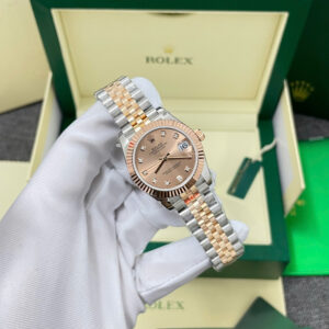 Đồng Hồ Rolex DateJust 278271 Bọc Vàng Thật Mặt Số Số Hồng Nhà Máy GM 31mm (1)