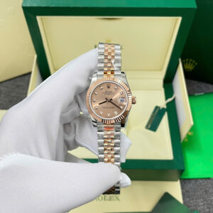 Đồng Hồ Rolex DateJust 278271 Bọc Vàng Thật Mặt Số Số Hồng Nhà Máy GM 31mm (1)