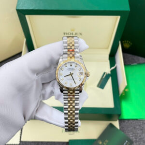 Đồng Hồ Rolex DateJust 278273 Bọc Vàng Thật Mặt Số Xà Cừ Nhà Máy GM 31mm (9)