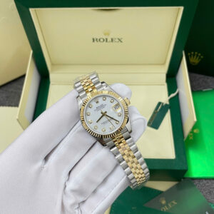 Đồng Hồ Rolex DateJust 278273 Bọc Vàng Thật Mặt Số Xà Cừ Nhà Máy GM 31mm (9)