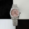 Đồng Hồ Rolex DateJust Nữ Dây Kim Loại Mặt Số Hồng Replica Cao Cấp 31mm (4)