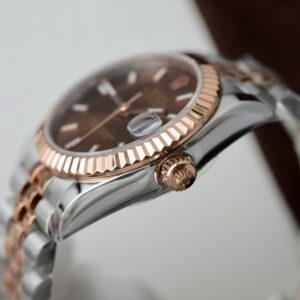 Đồng Hồ Rolex DateJust Replica Cao Cấp Mặt Chocolate Nhà Máy GS 31mm (8)