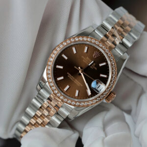 Đồng Hồ Rolex DateJust Replica Cao Cấp Nữ Đính Đá Nhà Máy GS 31mm (5)